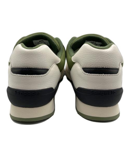 Sangacio（サンガッチョ）Sangacio (サンガッチョ) Brandalised (ブランダライズド) スニーカー BONSAI ホワイト×グリーン サイズ:US 9.5 未使用品の古着・服飾アイテム