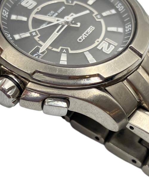 SEIKO（セイコー）SEIKO (セイコー) 電波ソーラー腕時計 スピリット ブラックの古着・服飾アイテム