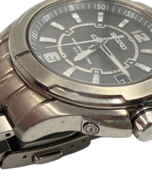 SEIKO（セイコー）SEIKO (セイコー) 電波ソーラー腕時計 スピリット ブラックの古着・服飾アイテム