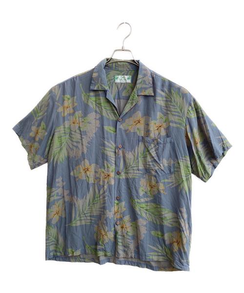 TWO PALMS（トゥーパームス）TWO PALMS (トゥーパームス) アロハシャツ グレー サイズ:Lの古着・服飾アイテム