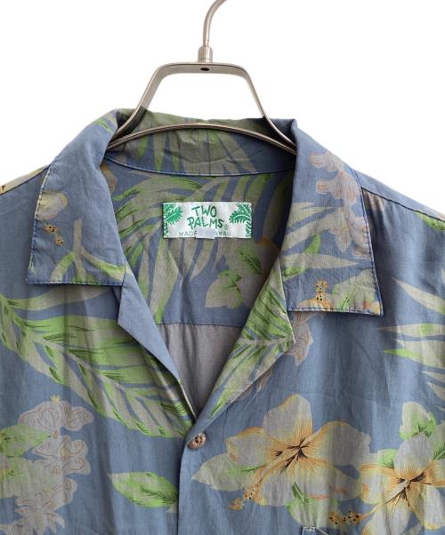 TWO PALMS（トゥーパームス）TWO PALMS (トゥーパームス) アロハシャツ グレー サイズ:Lの古着・服飾アイテム