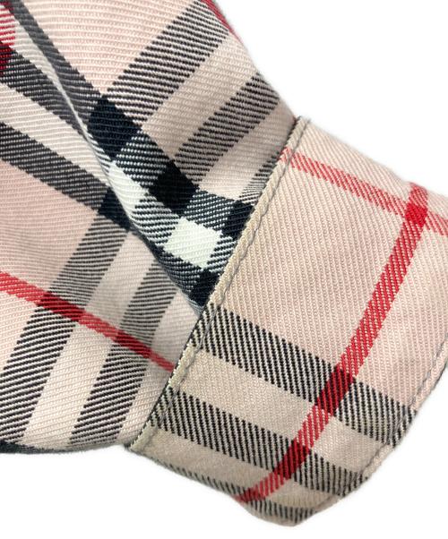 BURBERRY（バーバリー）BURBERRY (バーバリー) SUPREME (シュプリーム) DENIM TRUCKER JACKET ピンク サイズ:Mの古着・服飾アイテム