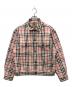 BURBERRY（バーバリー）の古着「DENIM TRUCKER JACKET」｜ピンク