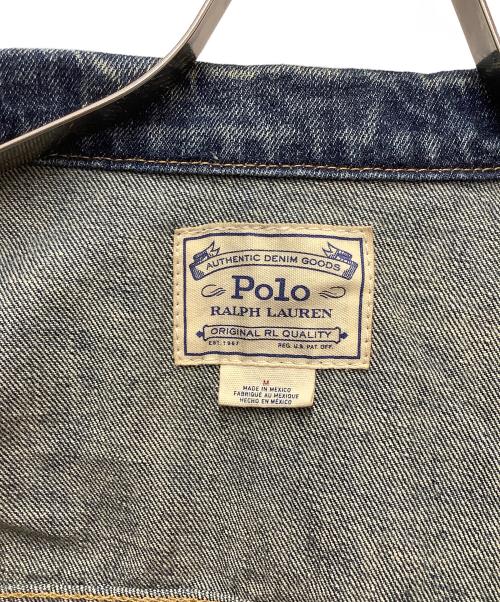 POLO RALPH LAUREN（ポロ・ラルフローレン）POLO RALPH LAUREN (ポロ・ラルフローレン) デニムジャケット インディゴ サイズ:SIZE Mの古着・服飾アイテム