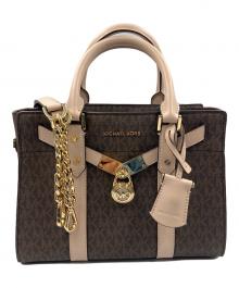 MICHAEL KORS（マイケルコース）の古着「2WAYショルダーバッグ ヌーボー ハミルトン スモール サッチェル」｜ブラウン