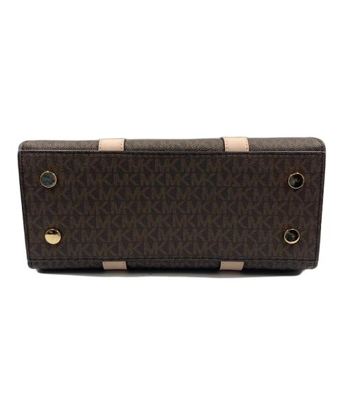 MICHAEL KORS（マイケルコース）MICHAEL KORS (マイケルコース) 2WAYショルダーバッグ ヌーボー ハミルトン スモール サッチェル ブラウンの古着・服飾アイテム