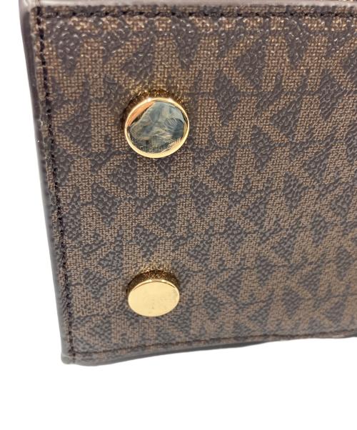 MICHAEL KORS（マイケルコース）MICHAEL KORS (マイケルコース) 2WAYショルダーバッグ ヌーボー ハミルトン スモール サッチェル ブラウンの古着・服飾アイテム