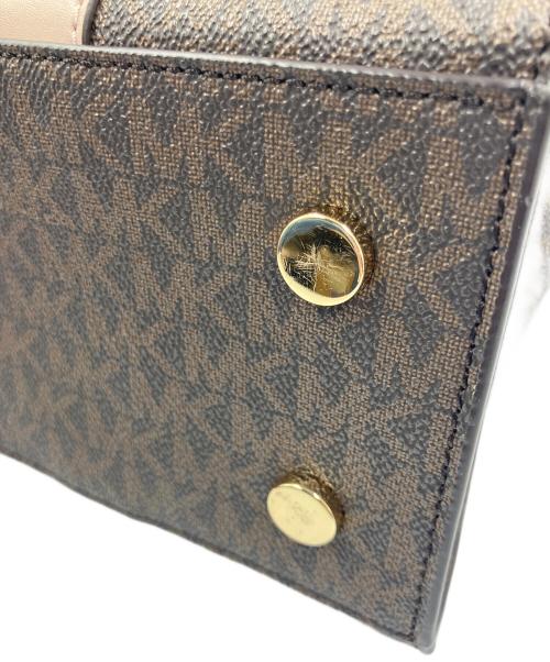 MICHAEL KORS（マイケルコース）MICHAEL KORS (マイケルコース) 2WAYショルダーバッグ ヌーボー ハミルトン スモール サッチェル ブラウンの古着・服飾アイテム
