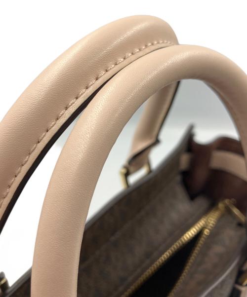 MICHAEL KORS（マイケルコース）MICHAEL KORS (マイケルコース) 2WAYショルダーバッグ ヌーボー ハミルトン スモール サッチェル ブラウンの古着・服飾アイテム