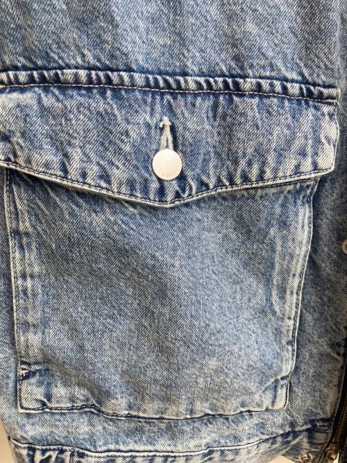 LOWRYS FARM LFM(U)（ローリーズファーム）LOWRYS FARM LFM(U) (ローリーズファーム) デニムカバーオール ブルー サイズ:Mの古着・服飾アイテム