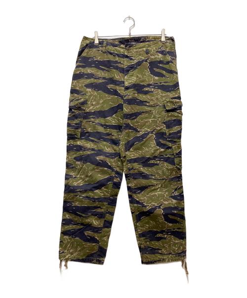 CIVILIAN CREW（シビリアンクルー）CIVILIAN CREW (シビリアンクルー) カーゴパンツ ネイビー×グリーン サイズ:SIZE 86cm (W34)の古着・服飾アイテム