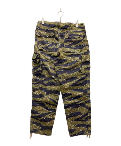 CIVILIAN CREW（シビリアンクルー）CIVILIAN CREW (シビリアンクルー) カーゴパンツ ネイビー×グリーン サイズ:SIZE 86cm (W34)の古着・服飾アイテム