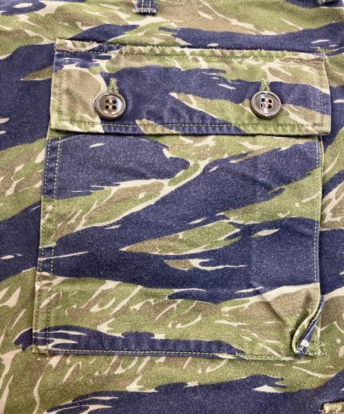CIVILIAN CREW（シビリアンクルー）CIVILIAN CREW (シビリアンクルー) カーゴパンツ ネイビー×グリーン サイズ:SIZE 86cm (W34)の古着・服飾アイテム