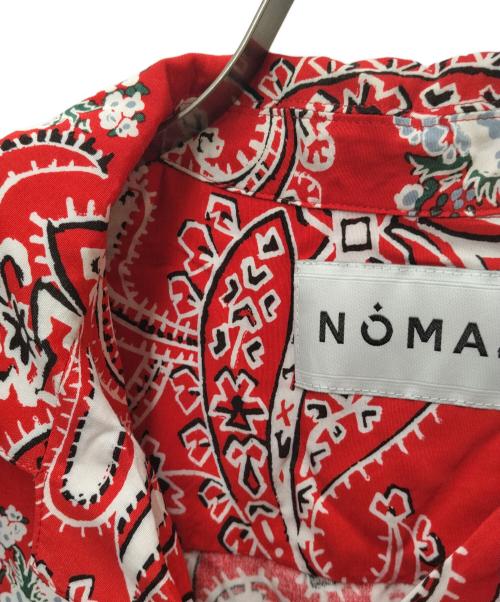 NOMA t.d.（ノーマティーディー）NOMA t.d. (ノーマティーディー) ペイズリー柄アロハシャツ レッド サイズ:1の古着・服飾アイテム