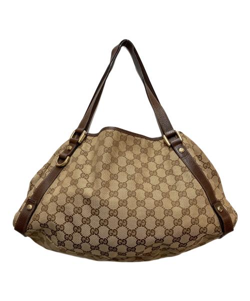GUCCI（グッチ）GUCCI (グッチ) GGキャンバストートバッグ アビーの古着・服飾アイテム
