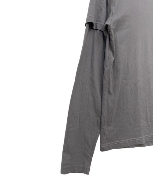 san san gear（サンサンギア）san san gear (サンサンギア) フェイクレイヤードカットソー グレー サイズ:SIZE Mの古着・服飾アイテム