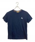 BURBERRYバーバリー）の古着「ホースロゴ刺繍Tシャツ」｜ブラック