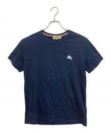 BURBERRY（バーバリー）の古着「ホースロゴ刺繍Tシャツ」｜ブラック
