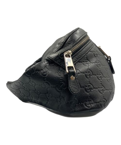 GUCCI（グッチ）GUCCI (グッチ) ウエストバッグ グッチシマ アビー ブラックの古着・服飾アイテム