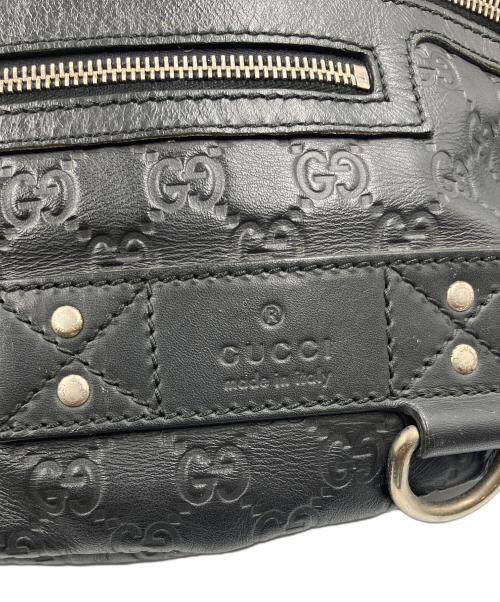 GUCCI（グッチ）GUCCI (グッチ) ウエストバッグ グッチシマ アビー ブラックの古着・服飾アイテム