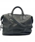 BOTTEGA VENETAボッテガベネタ）の古着「2WAYバッグ イントレチャート」｜ブラック