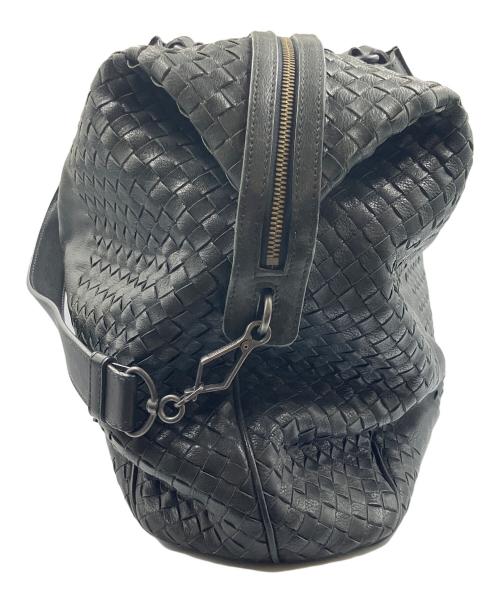 BOTTEGA VENETA（ボッテガベネタ）BOTTEGA VENETA (ボッテガベネタ) 2WAYバッグ イントレチャート ブラックの古着・服飾アイテム