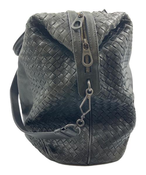 BOTTEGA VENETA（ボッテガベネタ）BOTTEGA VENETA (ボッテガベネタ) 2WAYバッグ イントレチャート ブラックの古着・服飾アイテム