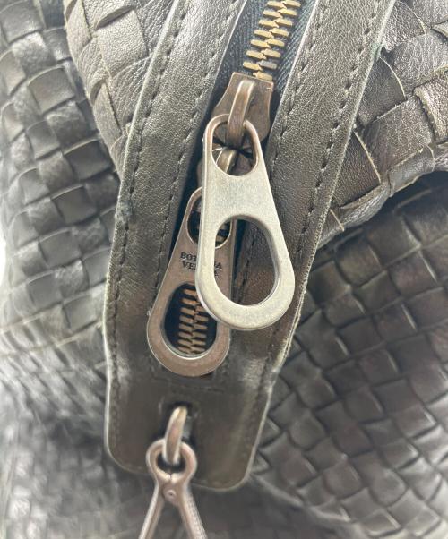 BOTTEGA VENETA（ボッテガベネタ）BOTTEGA VENETA (ボッテガベネタ) 2WAYバッグ イントレチャート ブラックの古着・服飾アイテム