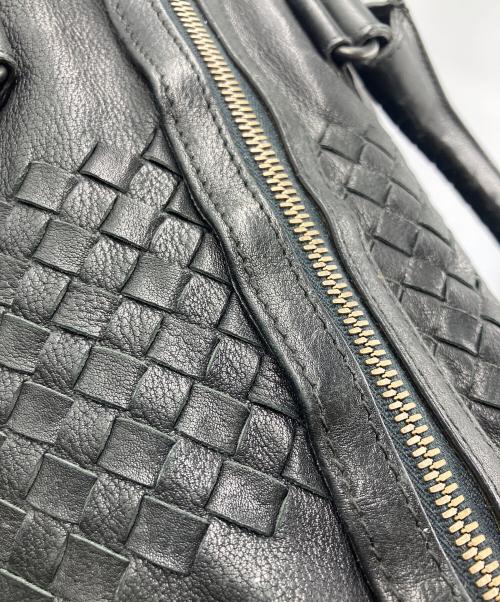 BOTTEGA VENETA（ボッテガベネタ）BOTTEGA VENETA (ボッテガベネタ) 2WAYバッグ イントレチャート ブラックの古着・服飾アイテム