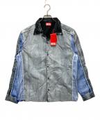 DIESELディーゼル）の古着「S-CREED-BLOCK 24AW」｜グレー×ブルー
