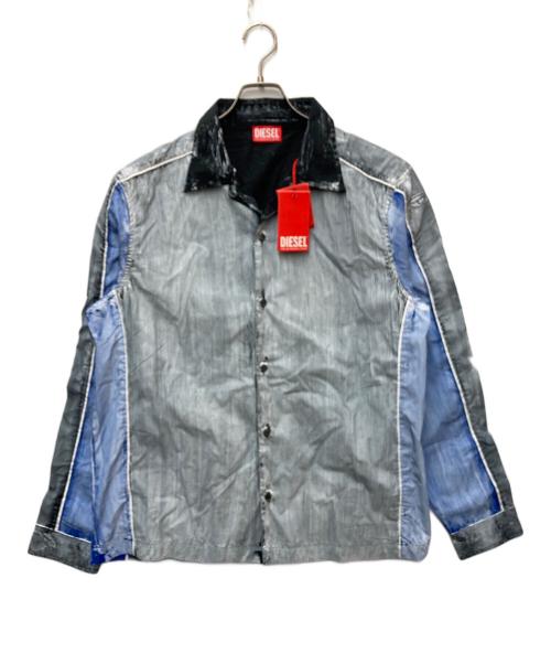 DIESEL（ディーゼル）DIESEL (ディーゼル) S-CREED-BLOCK 24AW グレー×ブルー サイズ:50 未使用品の古着・服飾アイテム