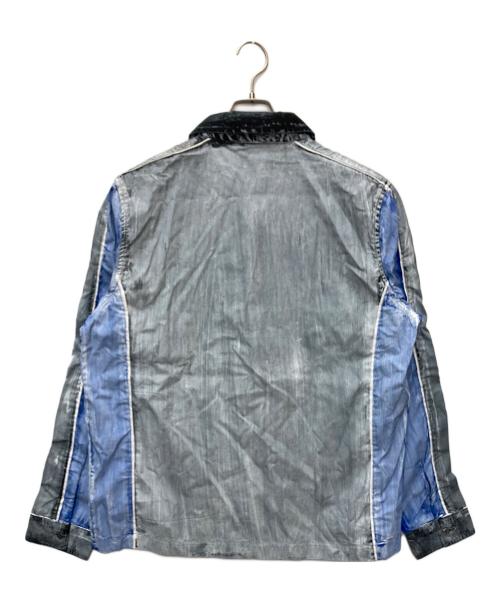 DIESEL（ディーゼル）DIESEL (ディーゼル) S-CREED-BLOCK 24AW グレー×ブルー サイズ:50 未使用品の古着・服飾アイテム