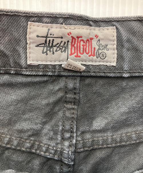 stussy（ステューシー）stussy (ステューシー) Double Dye Big OL Denim Pant ブラック サイズ:32の古着・服飾アイテム