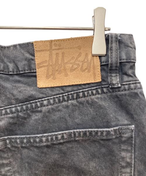 stussy（ステューシー）stussy (ステューシー) Double Dye Big OL Denim Pant ブラック サイズ:32の古着・服飾アイテム