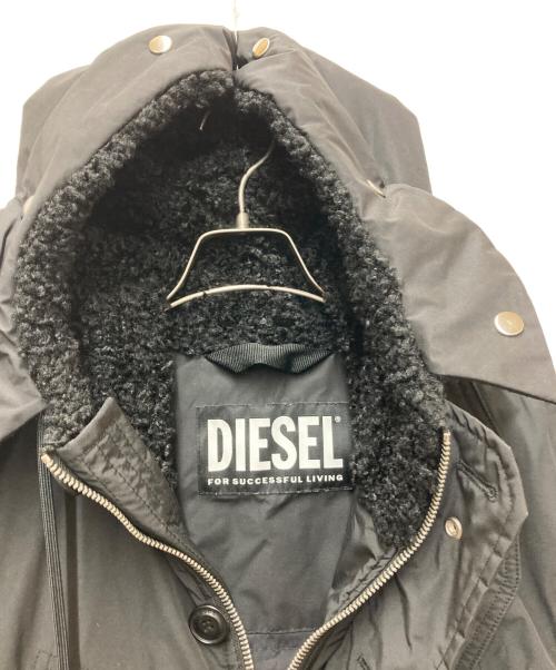 DIESEL（ディーゼル）DIESEL (ディーゼル) ダウンジャケット ブラック サイズ:XSの古着・服飾アイテム