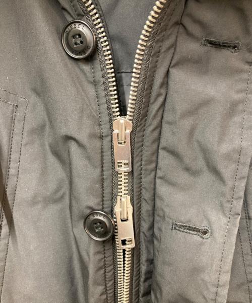 DIESEL（ディーゼル）DIESEL (ディーゼル) ダウンジャケット ブラック サイズ:XSの古着・服飾アイテム