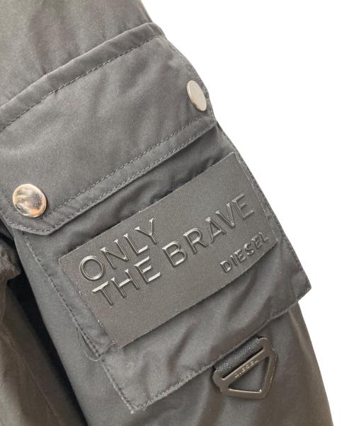 DIESEL（ディーゼル）DIESEL (ディーゼル) ダウンジャケット ブラック サイズ:XSの古着・服飾アイテム