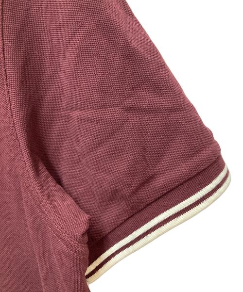 FRED PERRY（フレッドペリー）FRED PERRY (フレッドペリー) COMME des GARCONS SHIRT (コムデギャルソンシャツ) POLO SHIRT Strong Will ボルドー サイズ:Lの古着・服飾アイテム