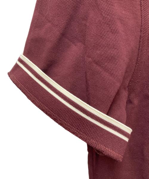 FRED PERRY（フレッドペリー）FRED PERRY (フレッドペリー) COMME des GARCONS SHIRT (コムデギャルソンシャツ) POLO SHIRT Strong Will ボルドー サイズ:Lの古着・服飾アイテム