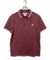 FRED PERRY（フレッドペリー）の古着「POLO SHIRT Strong Will」｜ボルドー