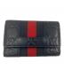 GUCCI（グッチ）の古着「グッチシマ6連キーケース シェリーライン」｜ネイビー