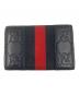 GUCCI (グッチ) グッチシマ6連キーケース シェリーライン ネイビー：15000円