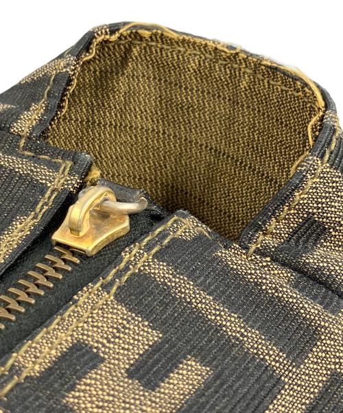 FENDI（フェンディ）FENDI (フェンディ) ズッカ柄2WAYトートバッグ ベージュ×ブラックの古着・服飾アイテム