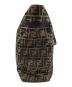 FENDI (フェンディ) ズッカ柄2WAYトートバッグ ベージュ×ブラック：70000円
