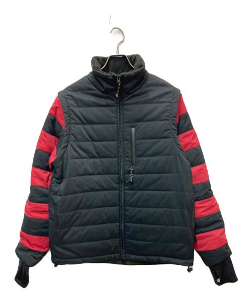 WEST RIDE（ウエストライド）WEST RIDE (ウエストライド) 中綿ジャケット ブラック×レッド サイズ:XLの古着・服飾アイテム