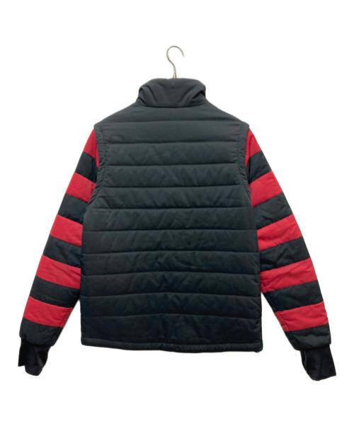 WEST RIDE（ウエストライド）WEST RIDE (ウエストライド) 中綿ジャケット ブラック×レッド サイズ:XLの古着・服飾アイテム
