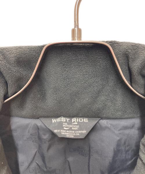WEST RIDE（ウエストライド）WEST RIDE (ウエストライド) 中綿ジャケット ブラック×レッド サイズ:XLの古着・服飾アイテム