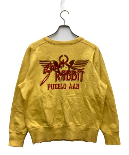 BUZZ RICKSON'S（バズリクソンズ）Buzz Rickson's (バズリクソンズ) プリントスウェット イエロー サイズ:Mの古着・服飾アイテム