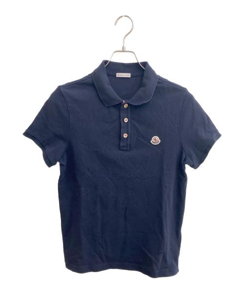MONCLER（モンクレール）MONCLER (モンクレール) ポロシャツ ネイビー サイズ:Sの古着・服飾アイテム