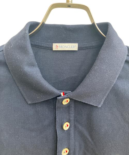 MONCLER（モンクレール）MONCLER (モンクレール) ポロシャツ ネイビー サイズ:Sの古着・服飾アイテム